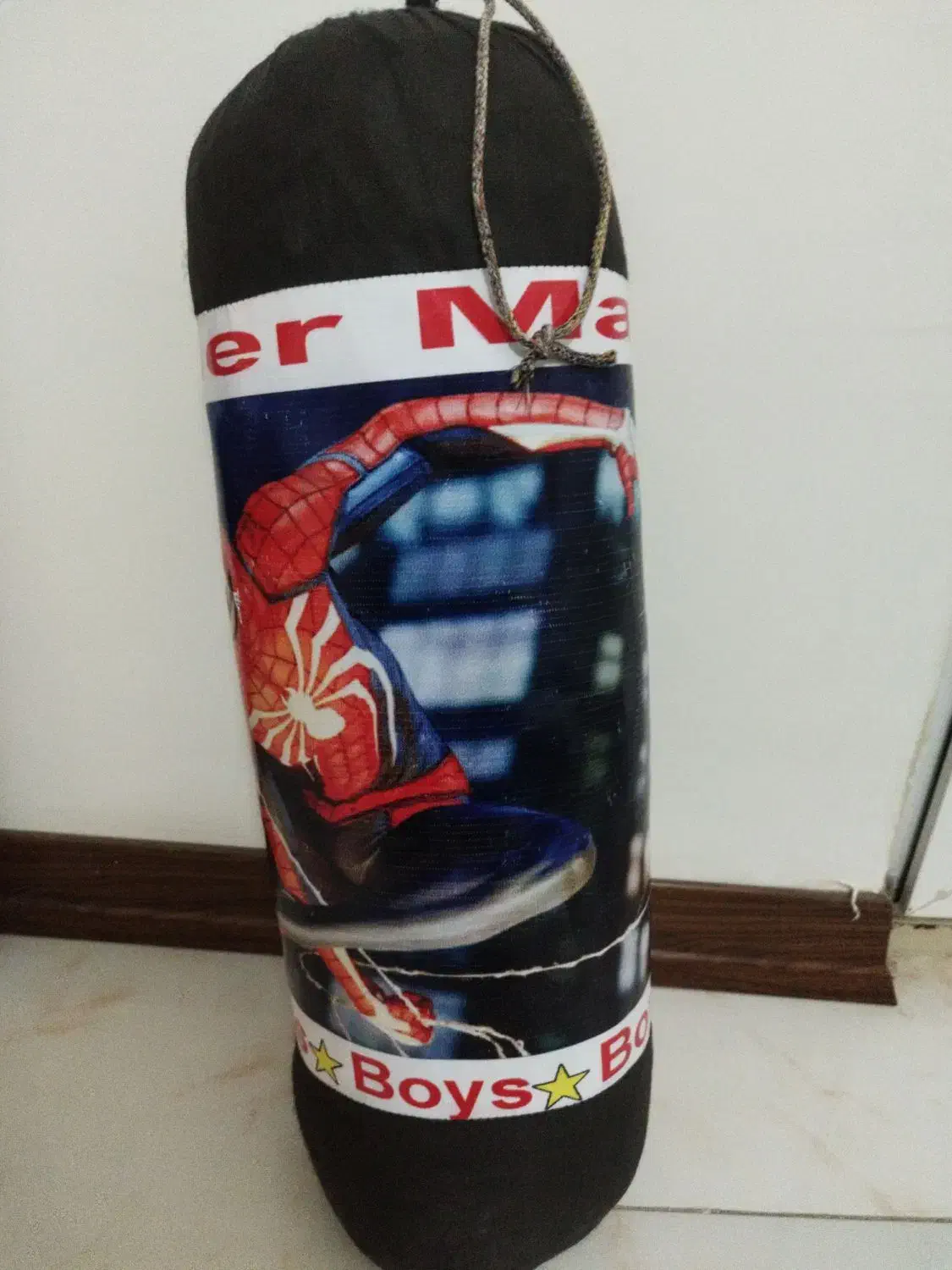 کیسه بوکس جوان طرح مرد عنکبوتی|تجهیزات ورزشی|دماوند, دماوند|دیوار