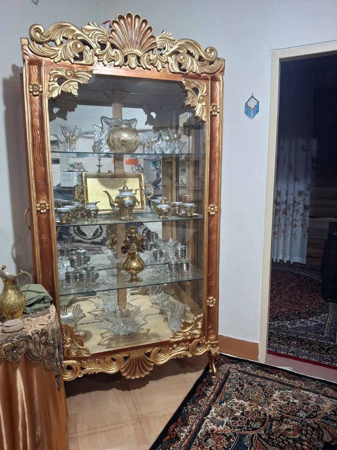 بوفه چوبی|بوفه، ویترین، کنسول|ملایر, |دیوار