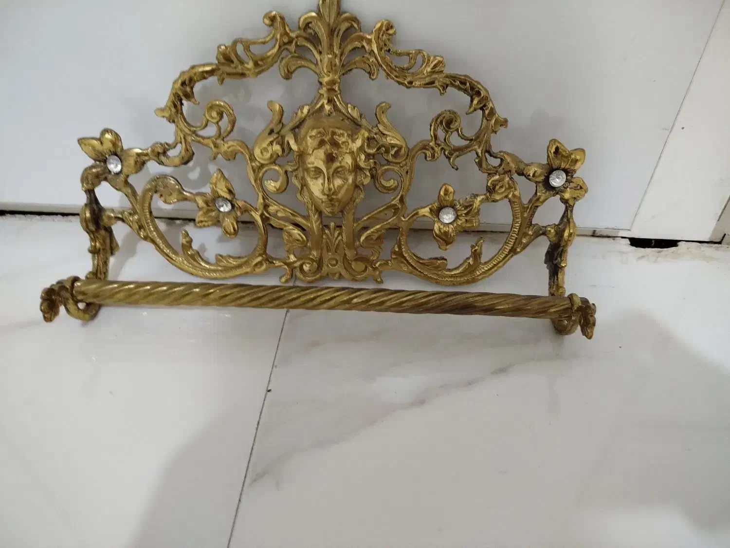 جا حوله ای برنز|لوازم حمام|دورود, |دیوار