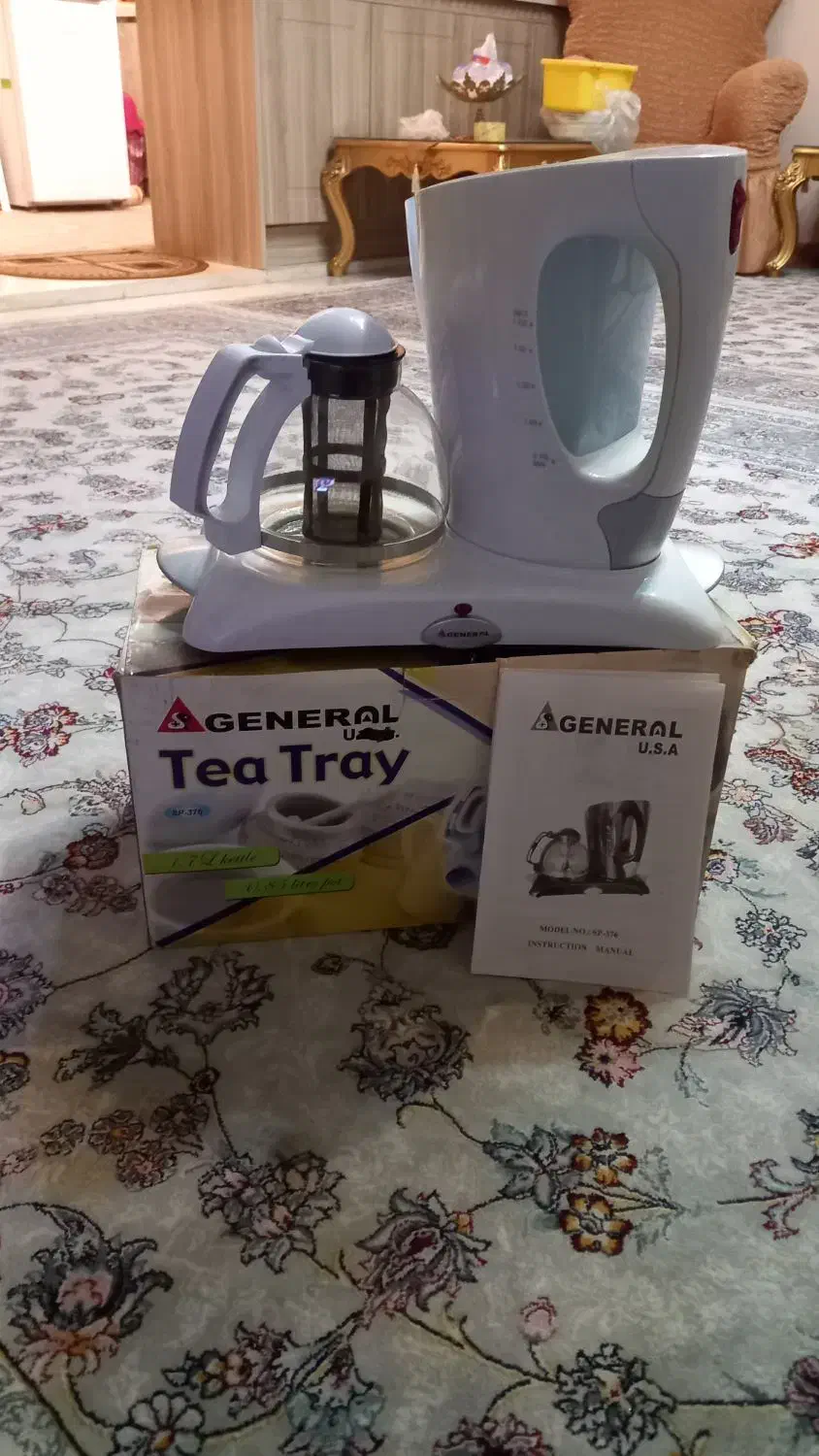 چای ساز برقی فقط یکبار استفاده شده|سماور، چای‌ساز، قهوه‌ساز|تهران, آهنگ|دیوار