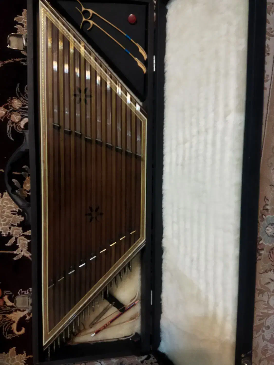 سنتور با چوب گردو اصل|سازهای سنتی|کازرون, |دیوار