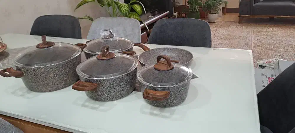 قابلمه ۵ تیکه گرانیتی|ظروف پخت‌وپز|بندرعباس, |دیوار