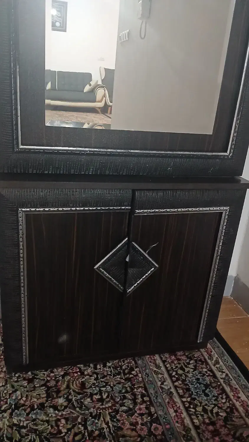 جا کفشی و ایینه|جاکفشی، کمد، دراور|کرمان, |دیوار