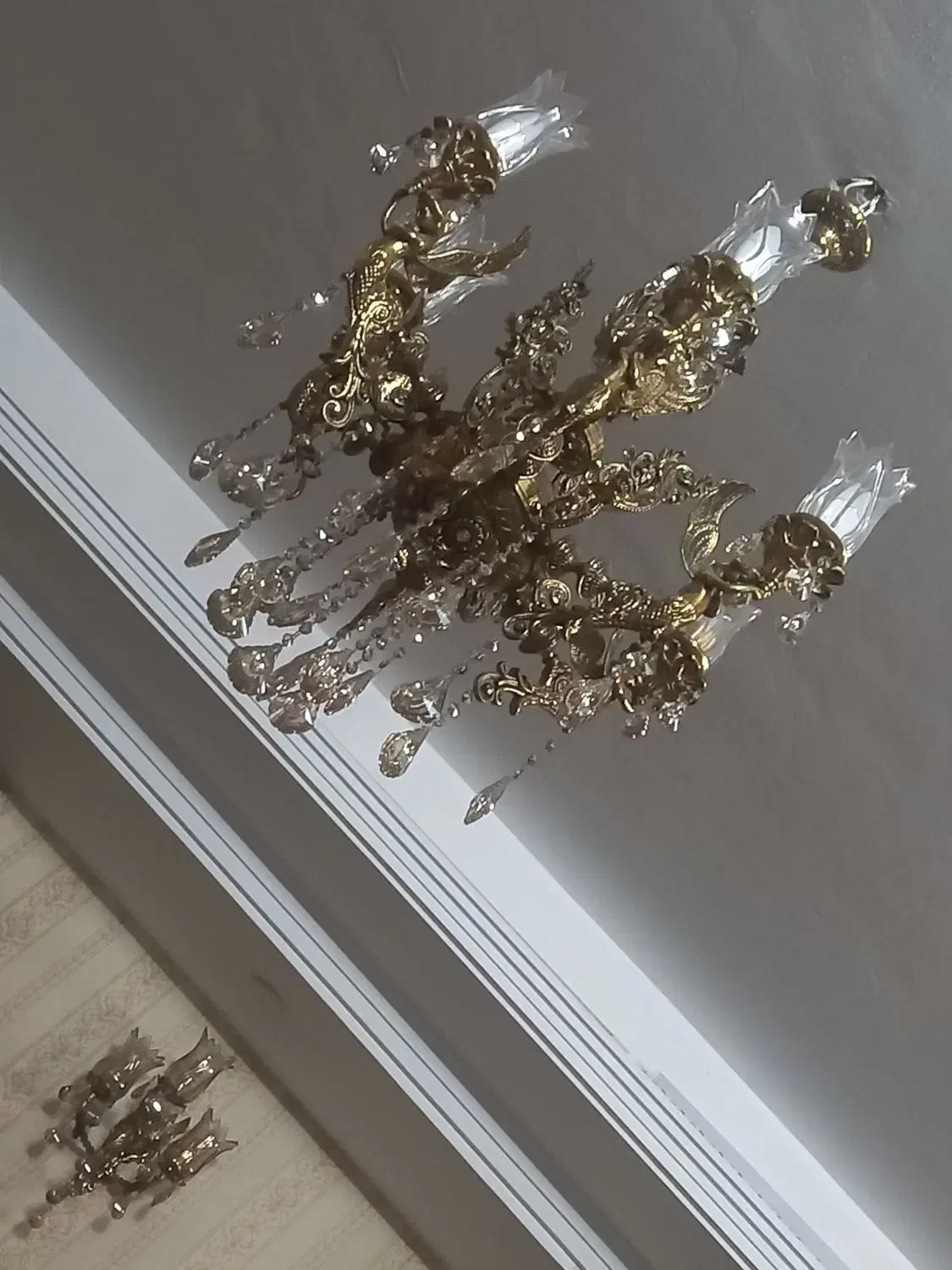 لوستر فرشته بهمراه دیوارکوب فرشته|لوستر و چراغ آویز|تهران, یاخجی آباد|دیوار