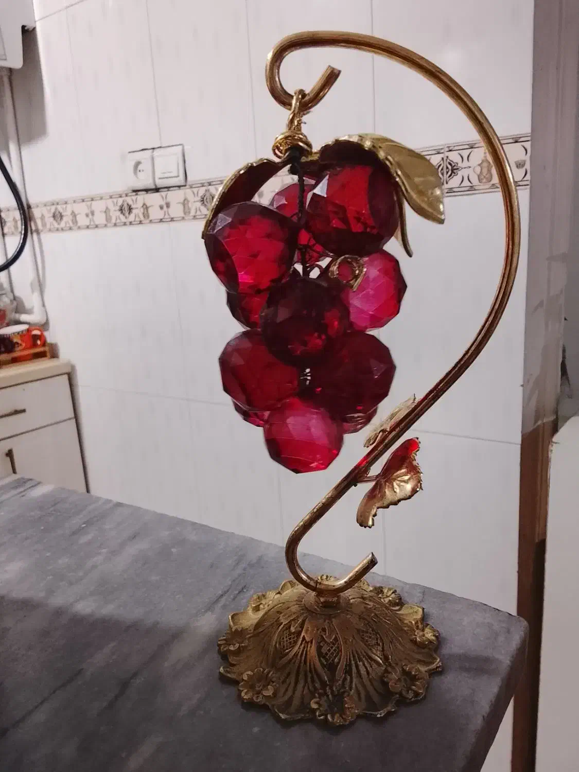 انگور پایه برنز|مجسمه، تندیس، ماکت|خرم‌آباد, |دیوار