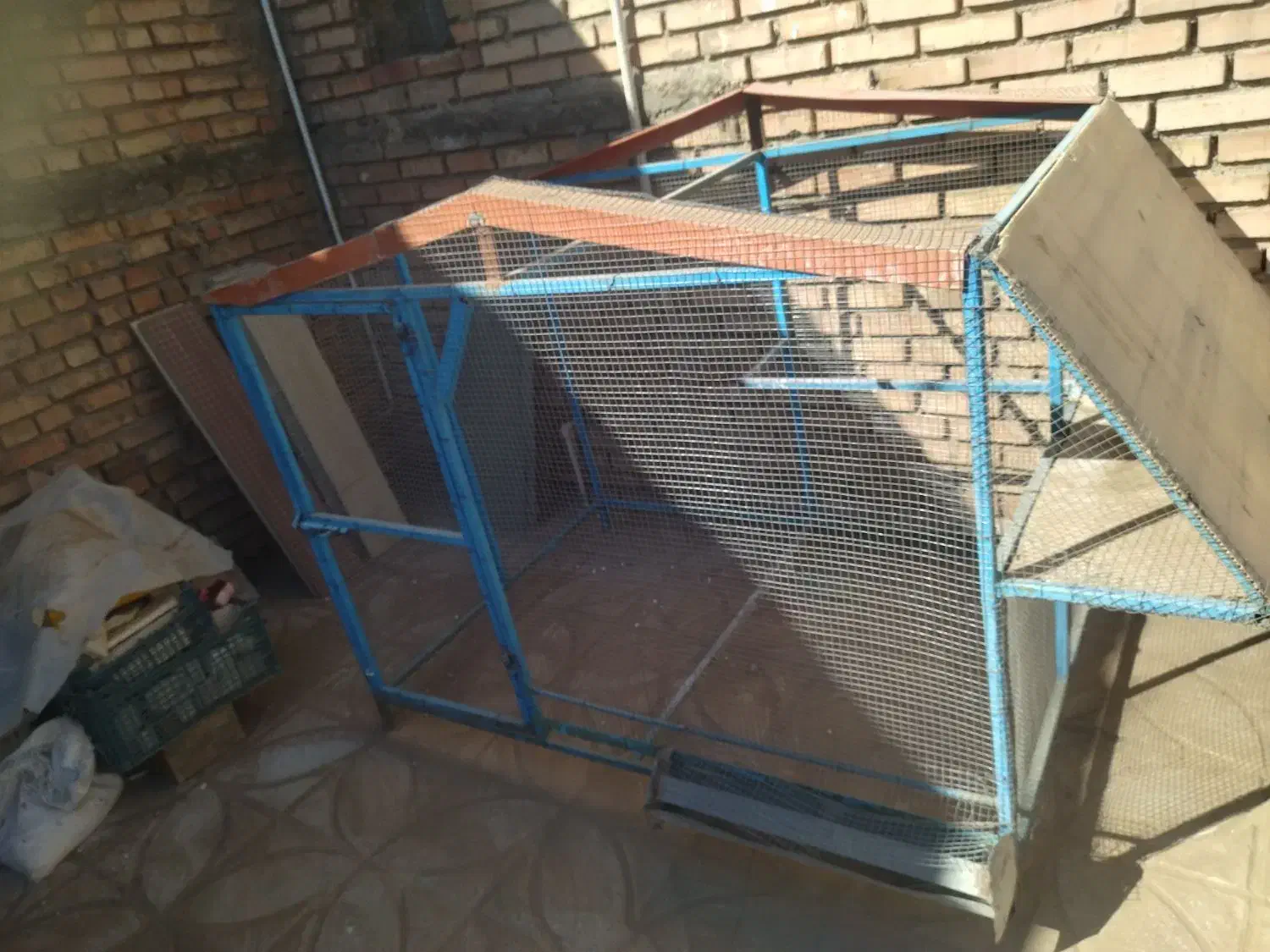 قفس نو اماده فقط سقف تور نداره|لوازم جانبی حیوانات|فردوس (خراسان), |دیوار