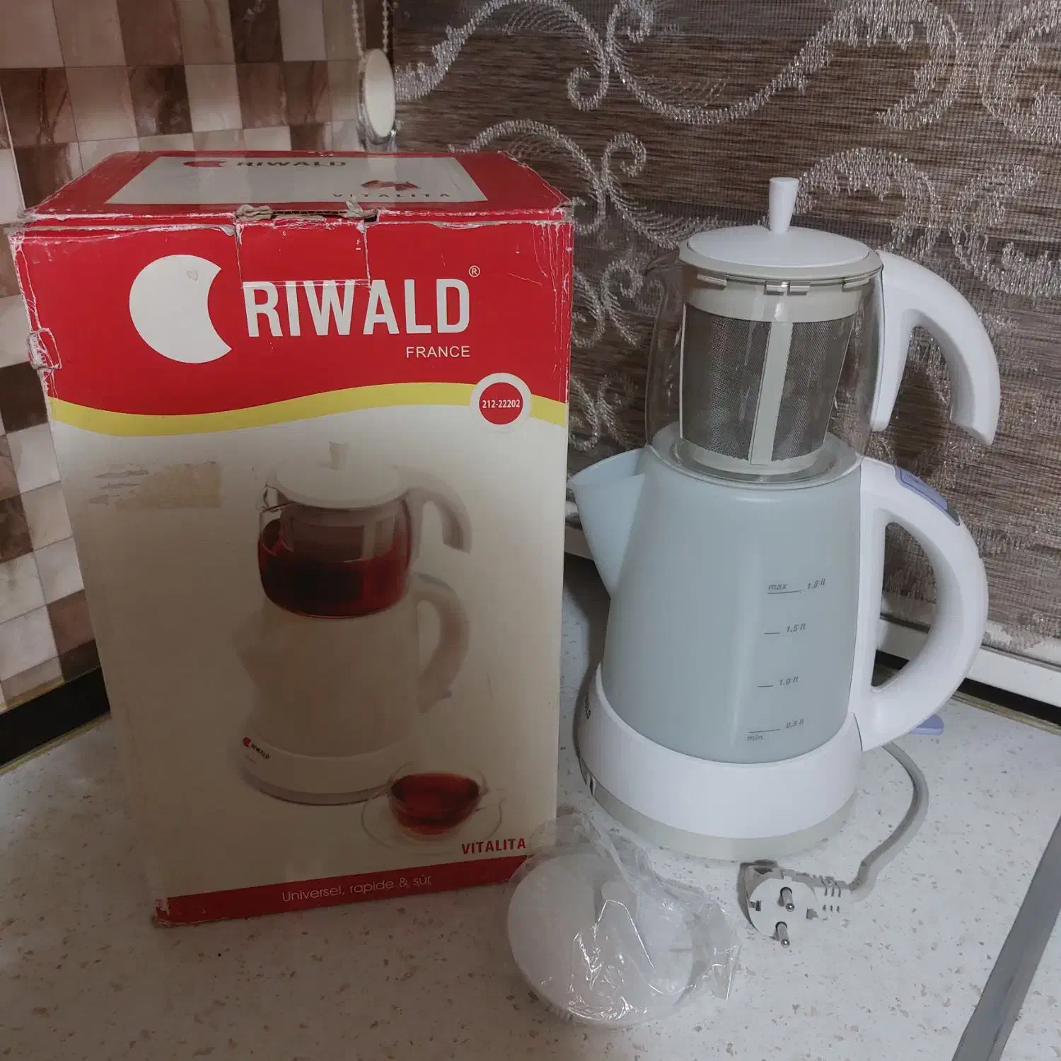 چای ساز ریوالد اصل مدل 22202|سماور، چای‌ساز، قهوه‌ساز|تهران, تهرانپارس غربی|دیوار