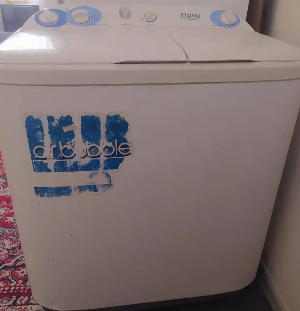 ماشین لباسشویی دو قلو هایر|ماشین لباسشویی و خشککن لباس|رفسنجان, |دیوار