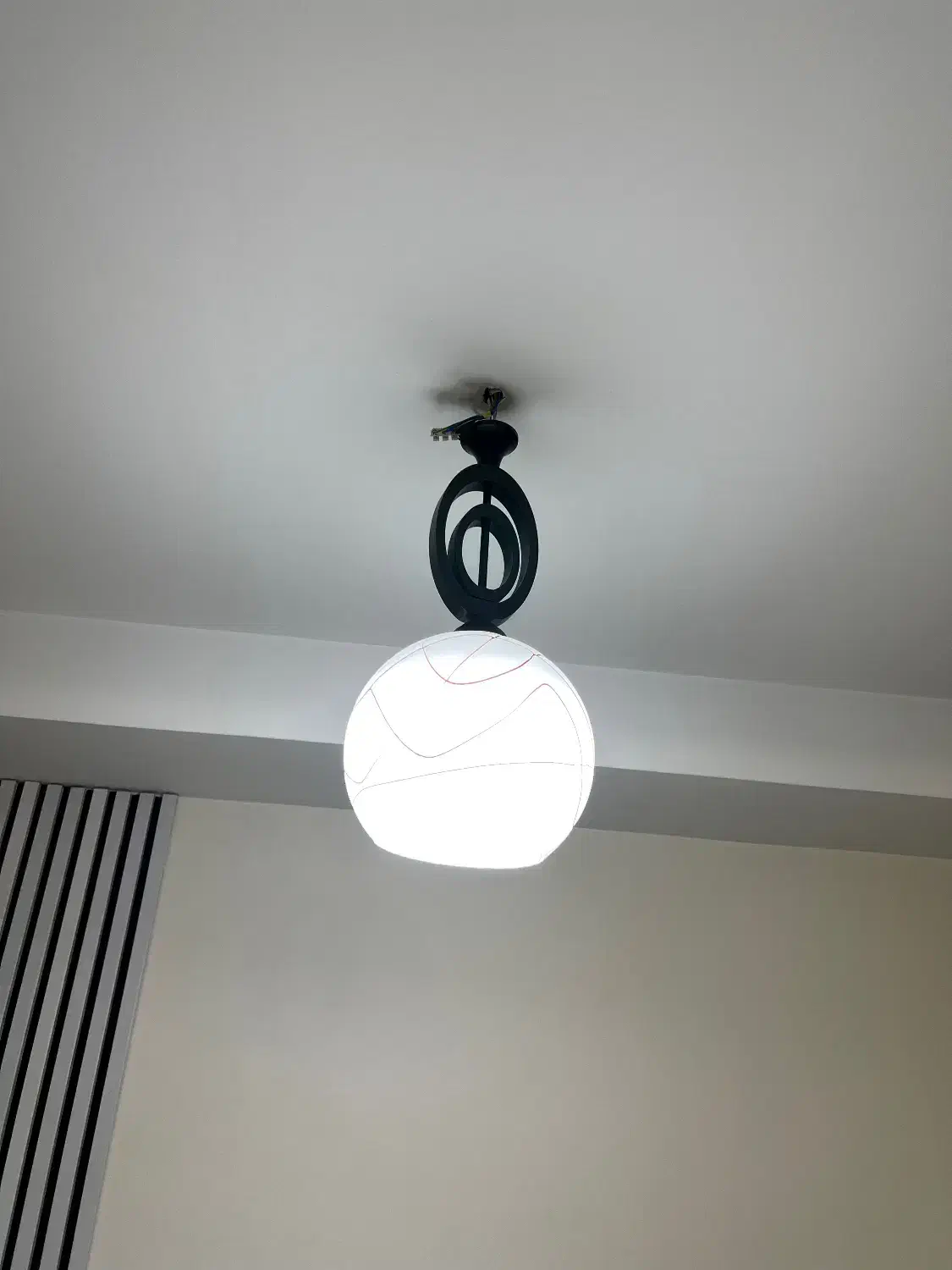 لوستر چوبی در حد نو|لوستر و چراغ آویز|سنندج, |دیوار