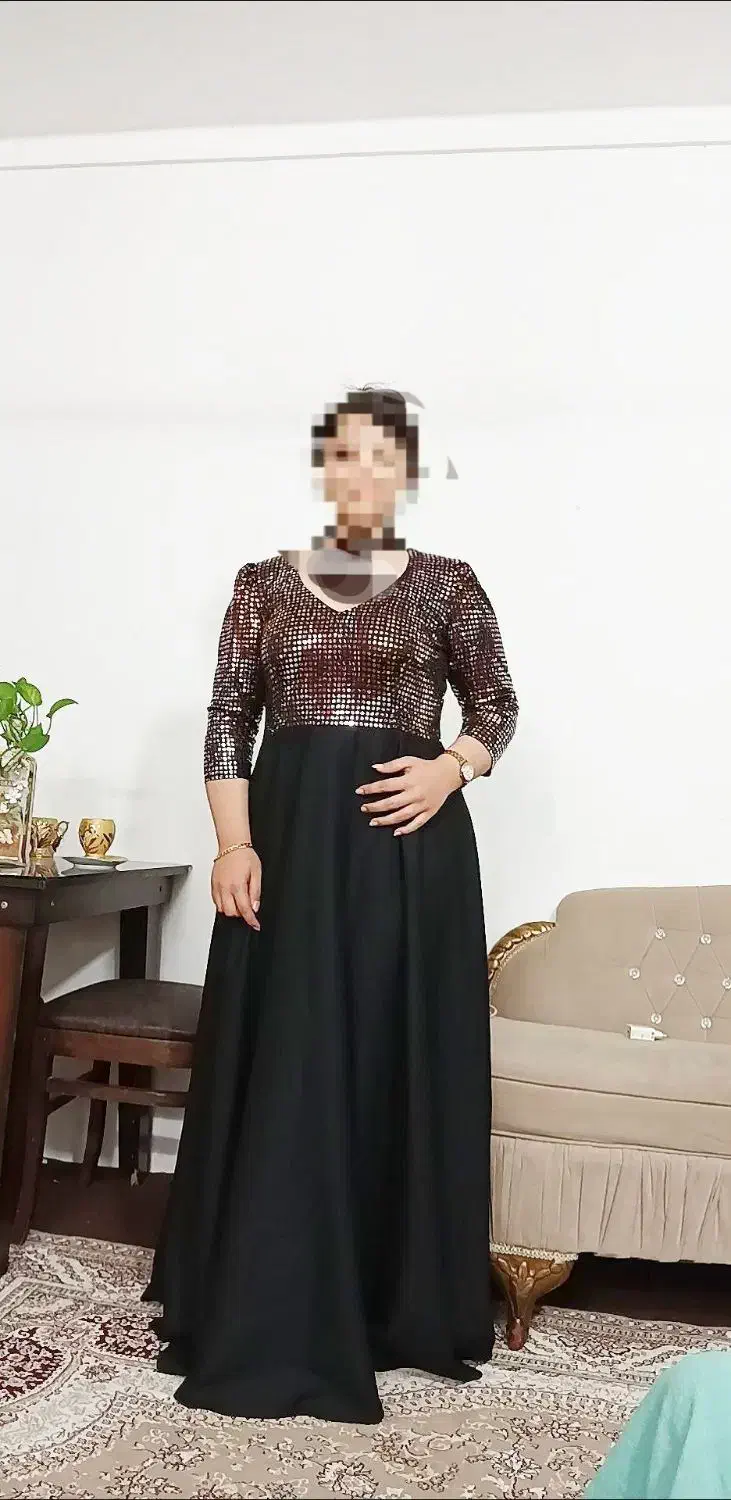 پیراهن مجلسی درحدنویباراستفاده شده|لباس|گرگان, |دیوار