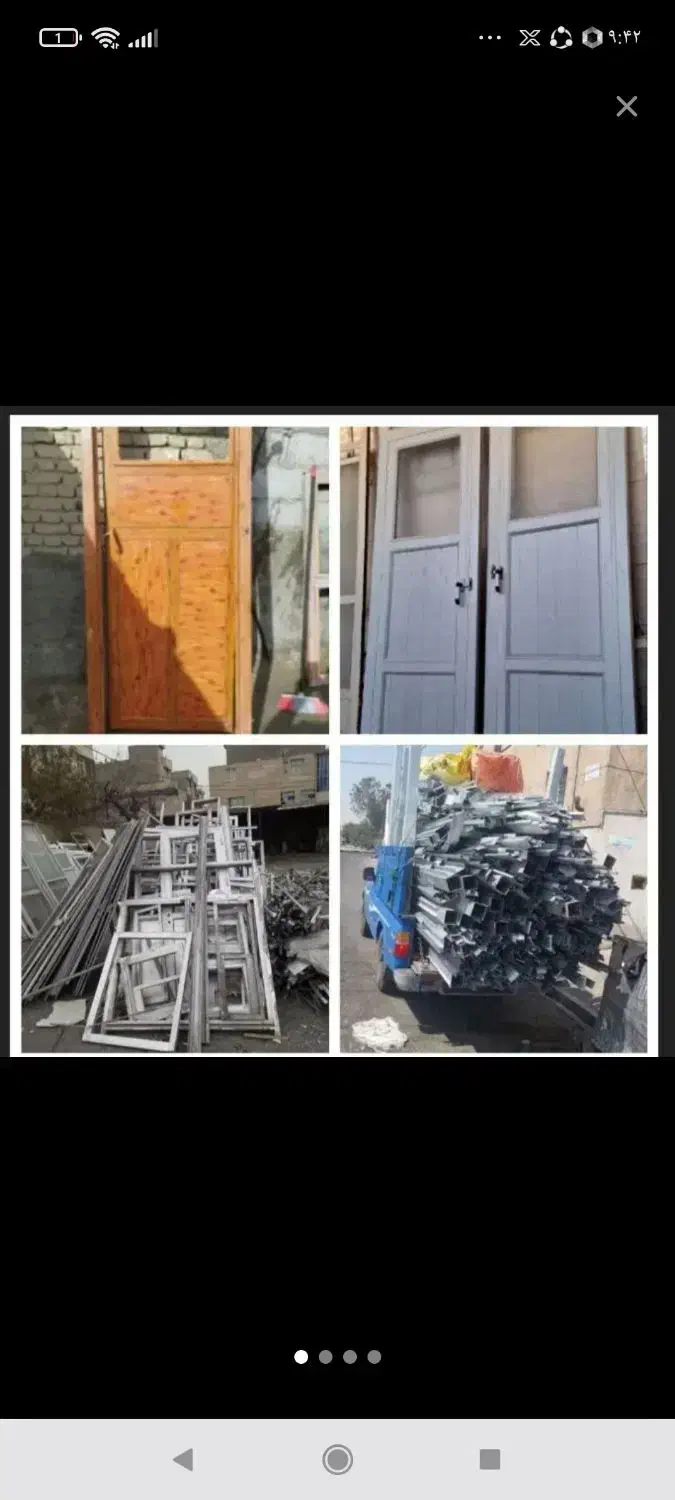 خرید فروش درب پنجره آلومینیوم|مصالح و تجهیزات ساختمان|اهواز, گلستان|دیوار