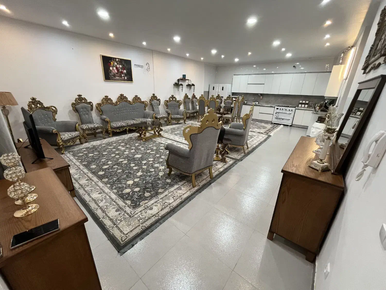 سرویس پذیرایی و ناهارخوری مبلمان سلطنتی نونو سالم|مبلمان خانگی و میز عسلی|ساوه, |دیوار