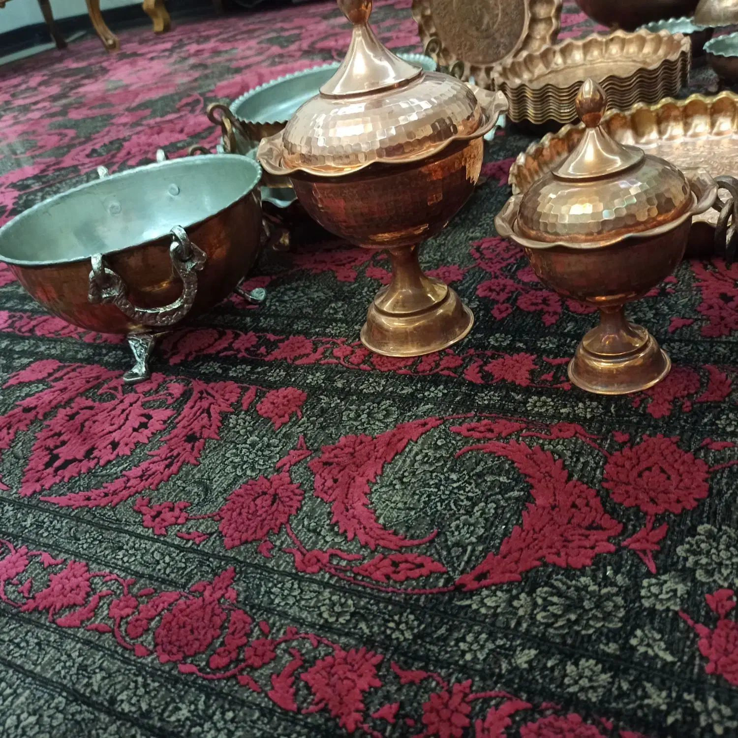 ظروف مسی|ظروف سرو و پذیرایی|تهران, تهرانسر شمالی|دیوار