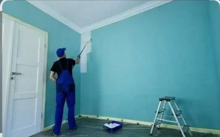 نقاشی ساختمان درب و پنجره|خدمات پیشه و مهارت|اسدآباد, |دیوار