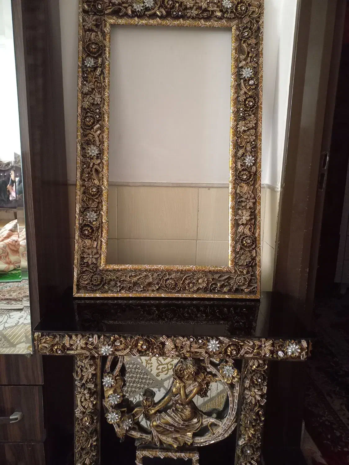 اینه ومیز وساعت|بوفه، ویترین، کنسول|ساوه, |دیوار