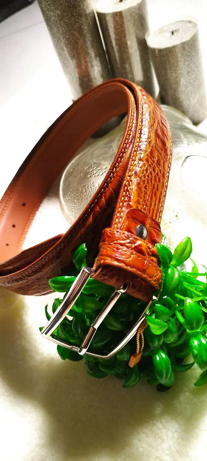 کمربند چرم طبیعی با ضمانت یک ساله|کیف، کفش، کمربند|کرج, عظیمیه|دیوار