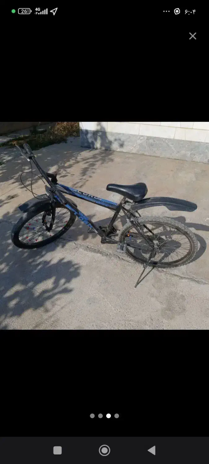 دوچرخه 24 تمیز سالم لاستیک جلو نو عقب خوب است|دوچرخه، اسکیت، اسکوتر|انبارآلوم, |دیوار