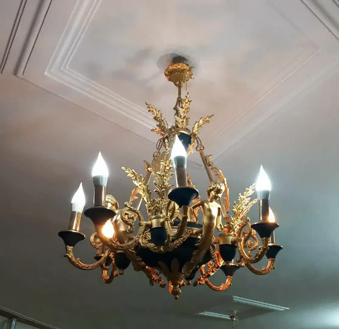 لوستر طرح فرشته|لوستر و چراغ آویز|گلپایگان, |دیوار