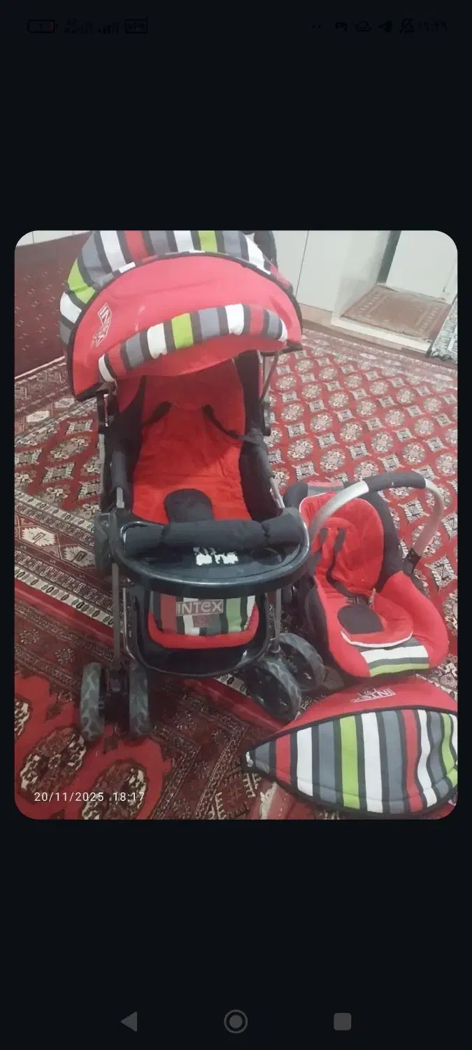 کالسکه وکریر درحد نو نو|کالسکه و لوازم جانبی|گنبد کاووس, |دیوار