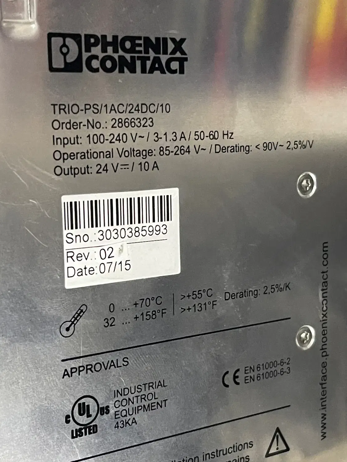 منبع تغذیه فونیکس ۲۴ ولت ۱۰ آمپر|قطعات و لوازم جانبی رایانه|تبریز, |دیوار