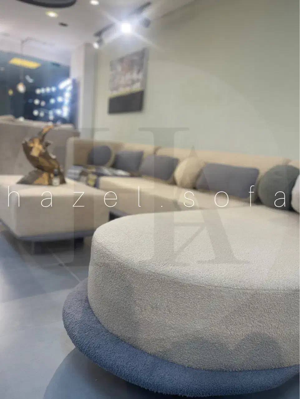 مبل ال مدل مخمل(هازل)|مبلمان خانگی و میز عسلی|قشم, |دیوار