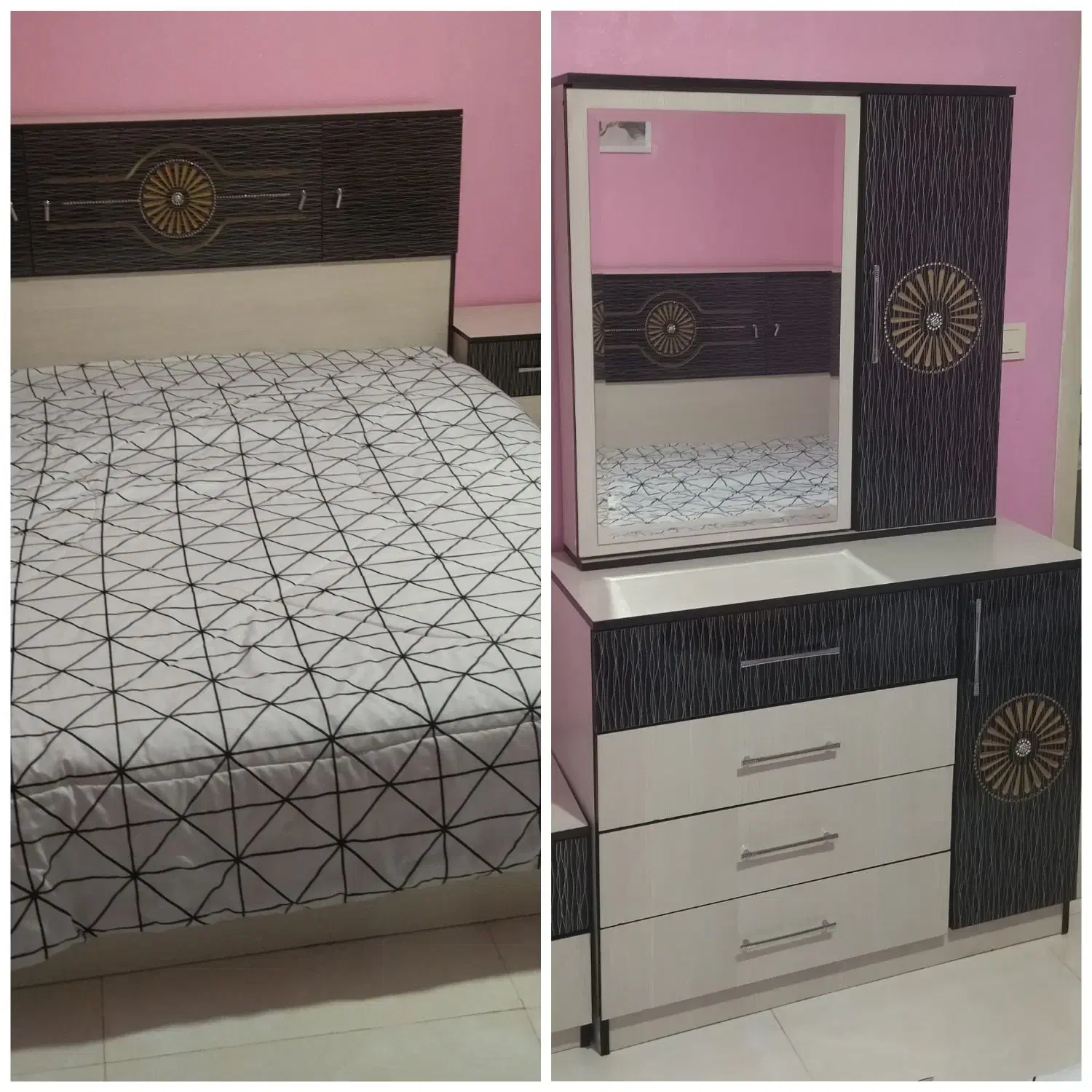 سرویس خواب|تخت و سرویس خواب|فشاپویه, |دیوار