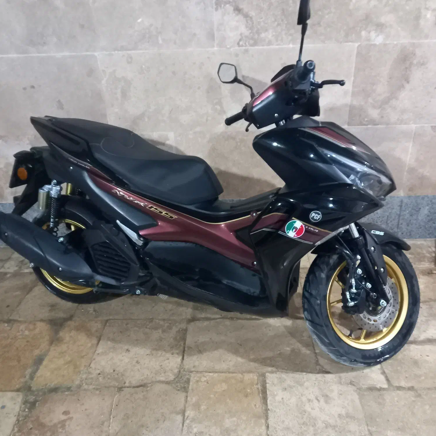 طرح ایروکس nvx155|موتورسیکلت|تیران, |دیوار