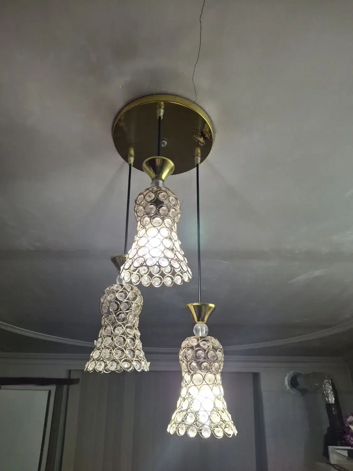 لوستر|لوستر و چراغ آویز|همدان, |دیوار