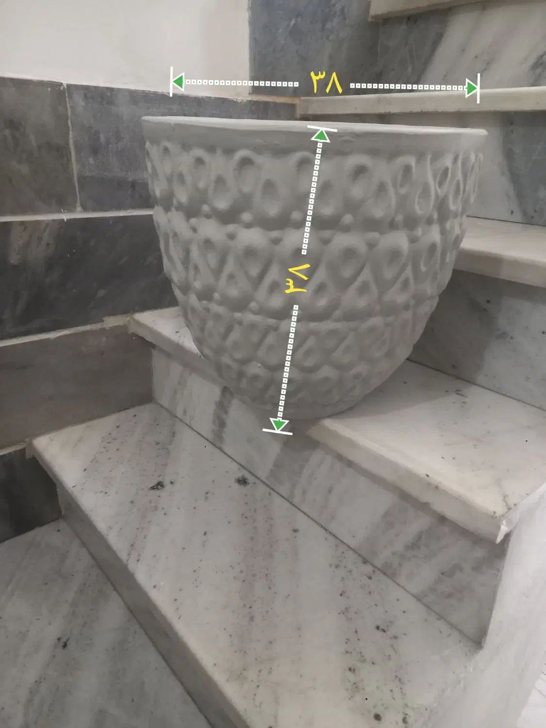 گلدان سفالی،فایبرگلاس،سرامیکی،پلاستیکی|گل و گیاه طبیعی|قدس, شهرقدس|دیوار