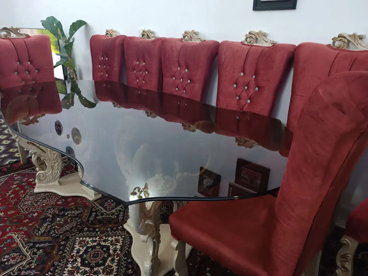 میز غذاخوری 8 نفره|میز و صندلی غذاخوری|بناب, |دیوار