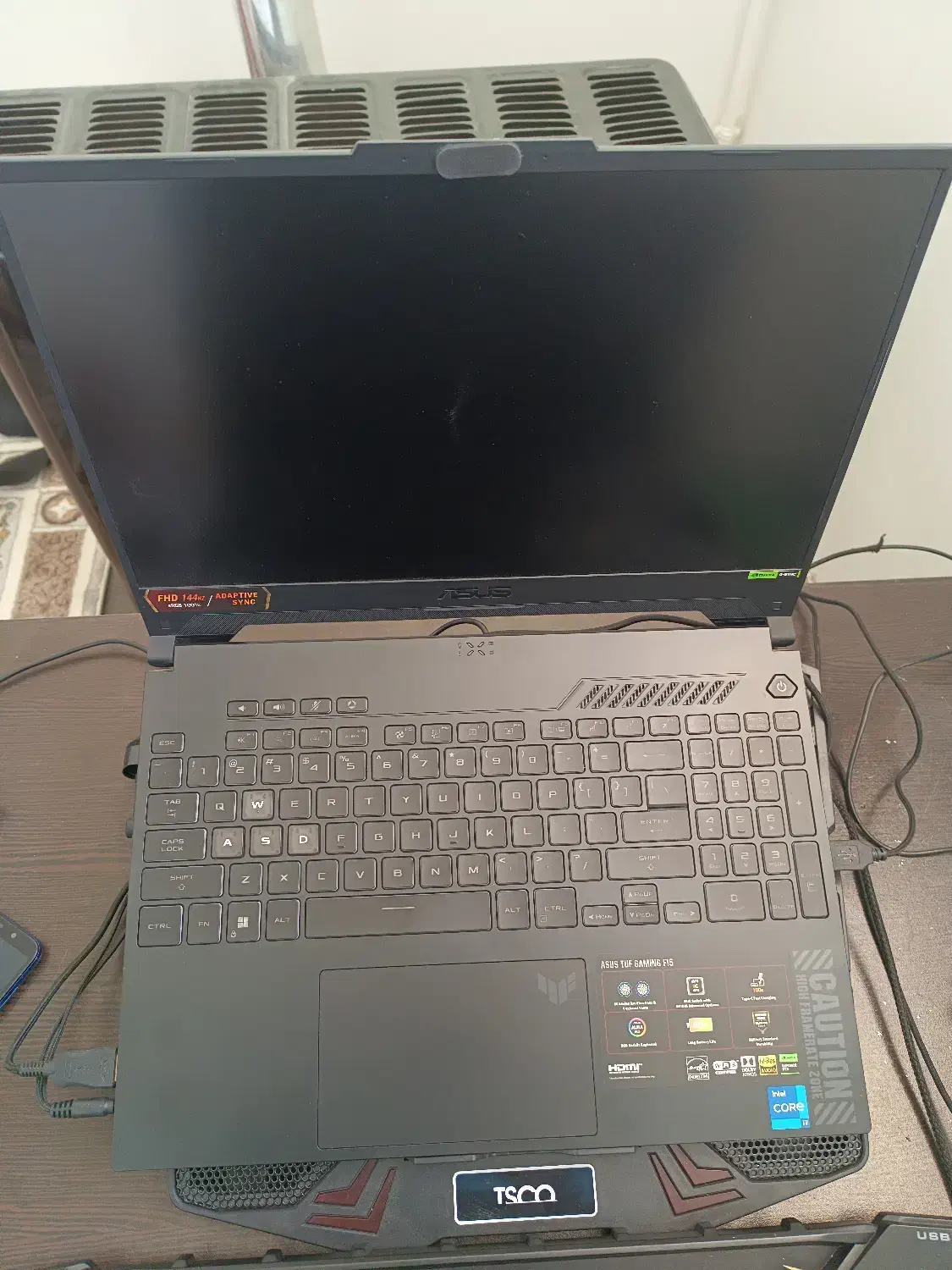 لپ تاپ asus tuf gaming f15|رایانه همراه|میانه, |دیوار