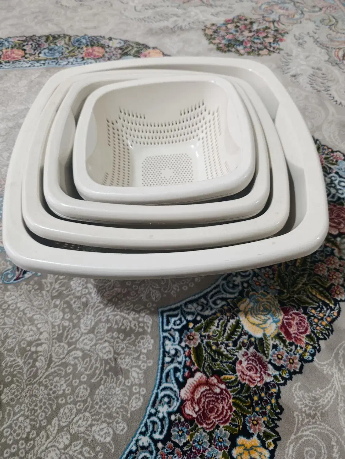 ست آبکش و لگن|ظروف نگهدارنده، پلاستیکی، یک‌بارمصرف|آبیک, |دیوار