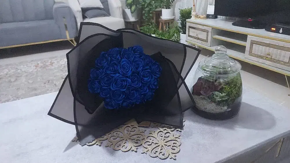 دسته گل روبانی زیبا|گل مصنوعی|شیراز, کوشک میدان|دیوار