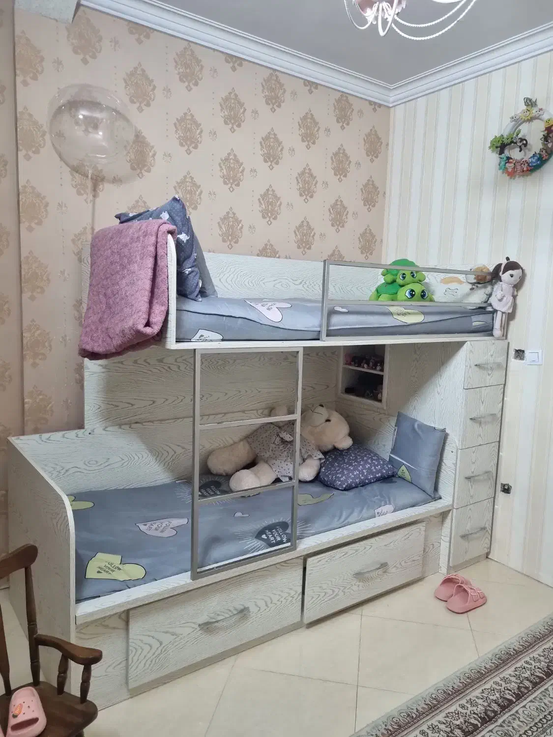 تخت خواب دو طبقه|تخت و سرویس خواب|مشهد, کلاهدوز|دیوار