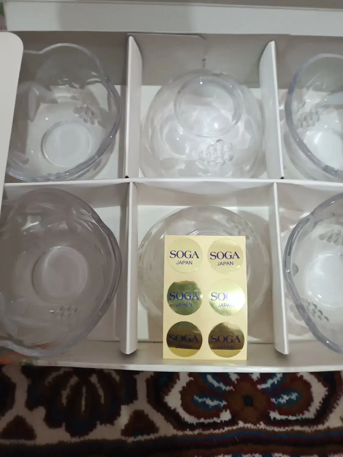 سرویس ظروف سوگا ژاپن کریستال...|ظروف سرو و پذیرایی|سیرجان, |دیوار