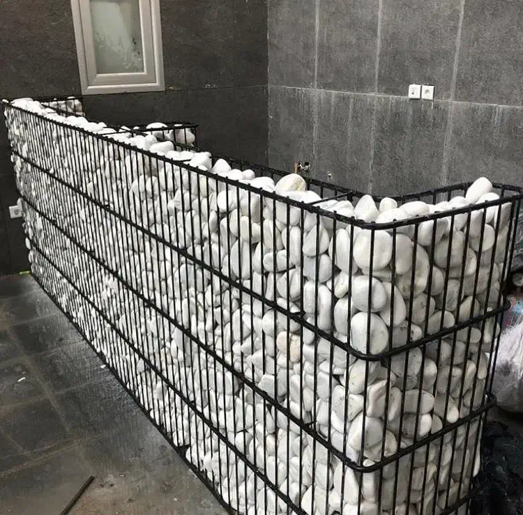 طراحی و اجرا دیوار گابیون و سنگ قلوه|مصالح و تجهیزات ساختمان|اهواز, کیانپارس |دیوار