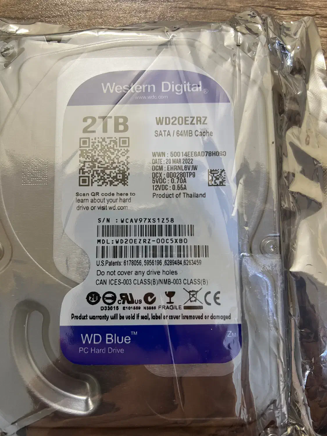 هارد وسترن آبی ۲ ترا western blue 2 t|قطعات و لوازم جانبی رایانه|تهران, هاشمی|دیوار