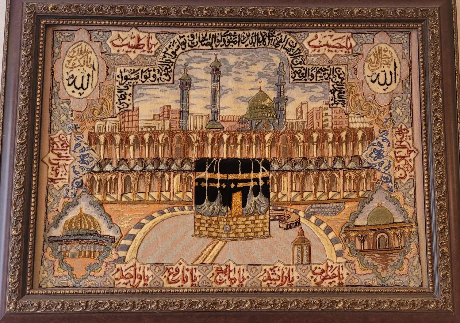 تابلو فرش دستباف کعبه|تابلو فرش|تبریز, |دیوار