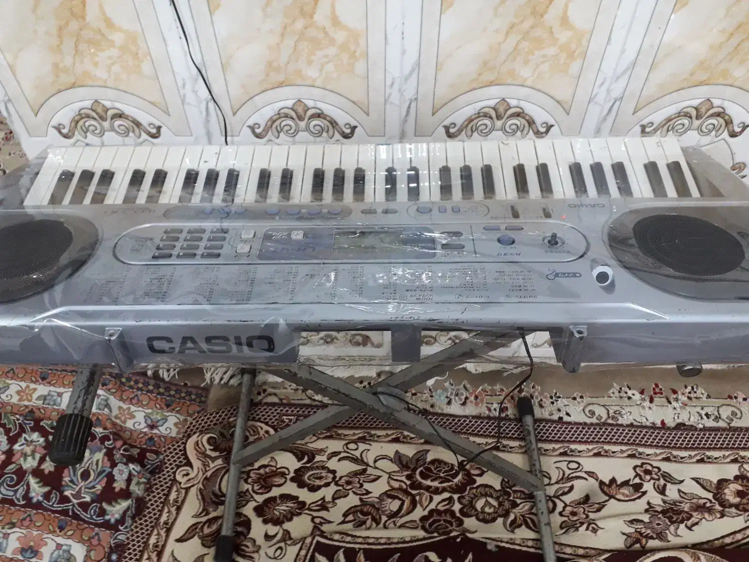 ارگ کاسیو اصلی درحد با پایه و شارژر|پیانو، کیبورد، آکاردئون|زابل, |دیوار