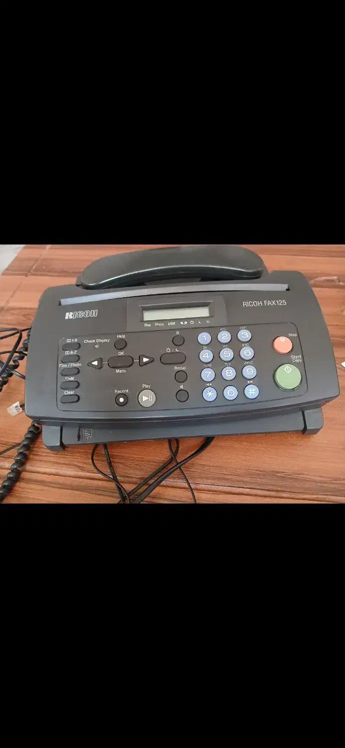 دستگاه فکس ریکومدل 125|پرینتر، اسکنر، کپی، فکس|ایلام, |دیوار