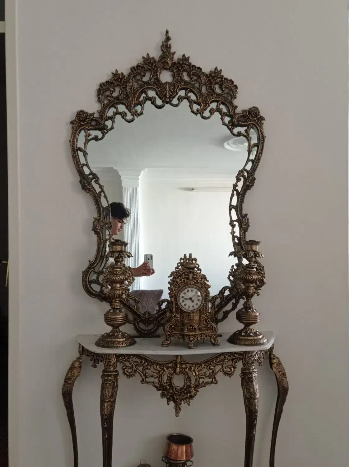 آیینه شمعدان|بوفه، ویترین، کنسول|ابهر, |دیوار