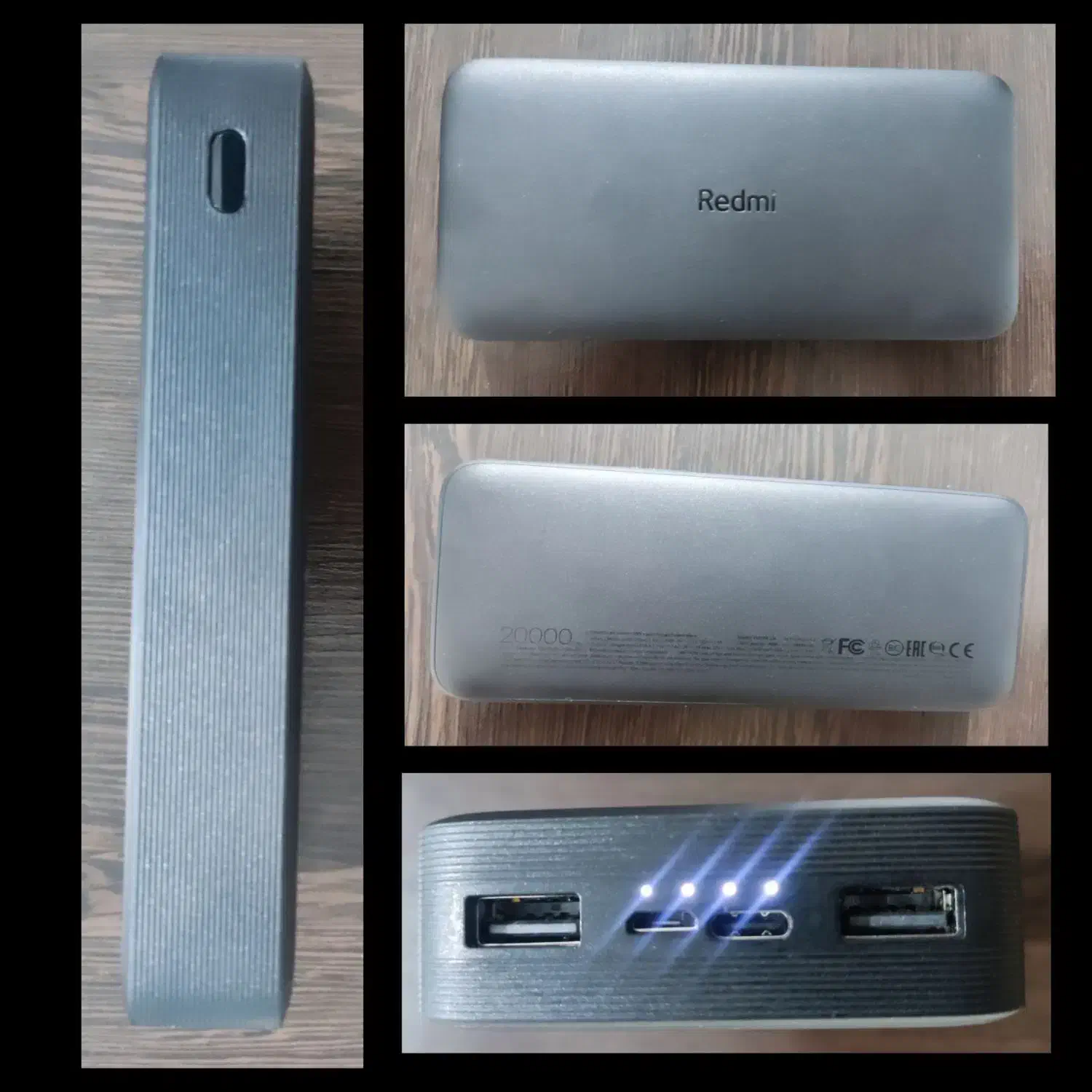 پاوربانک شیائومی Redmi 20000mAh + کیف و کاور|لوازم جانبی موبایل و تبلت|شاهین‌شهر, خانه کارگر|دیوار