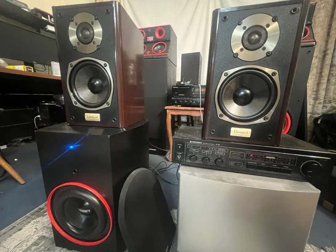 آمپیلی خانگی پایونییر ، ساب اکتیو، بوکشلف لیورپول|سیستم صوتی خانگی|تهران, سهروردی|دیوار