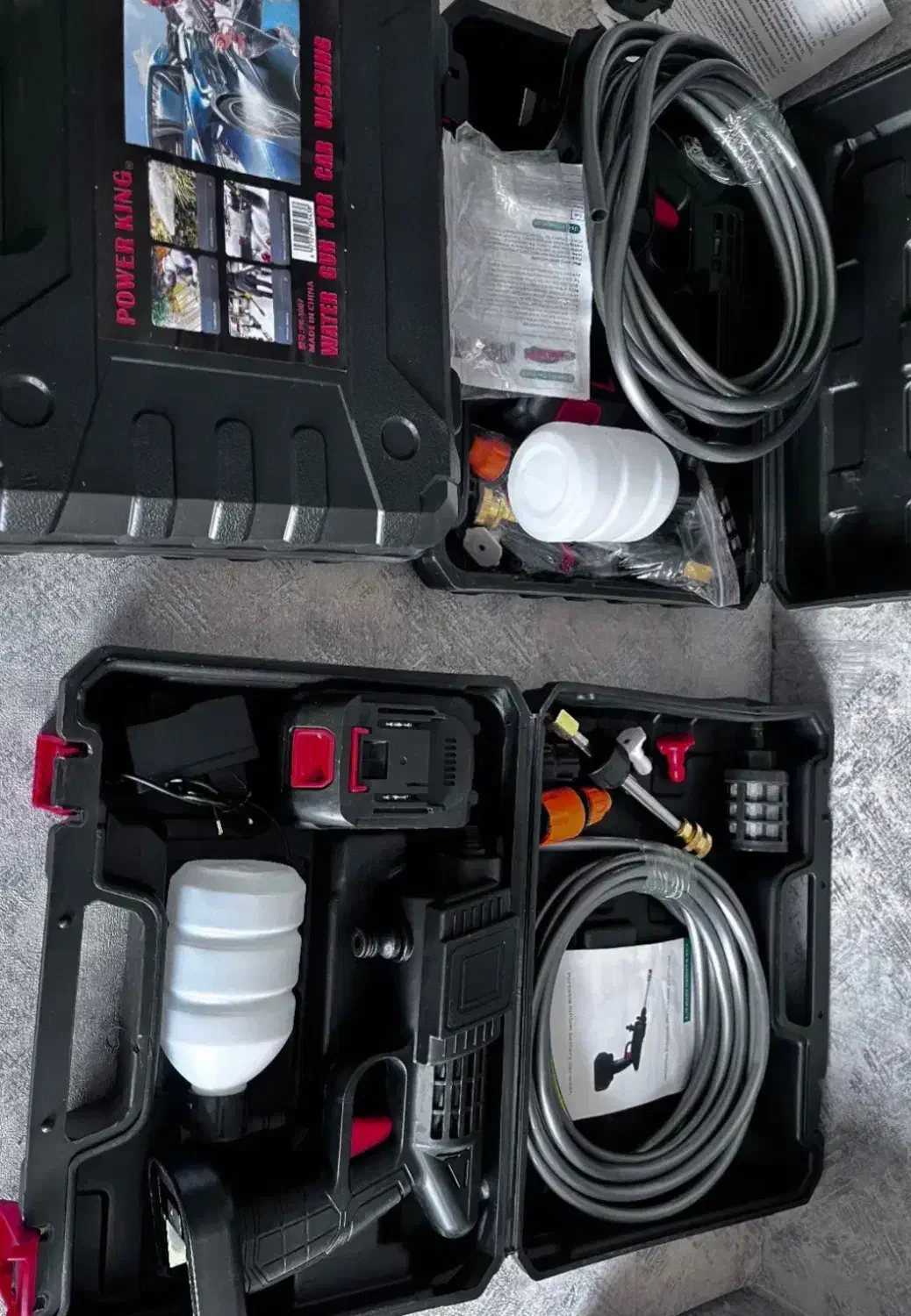 کارواش شارژی 72ولت پر قدرت+باکس حمل+شلنگ۵متری|سایر لوازم برقی|قشم, |دیوار