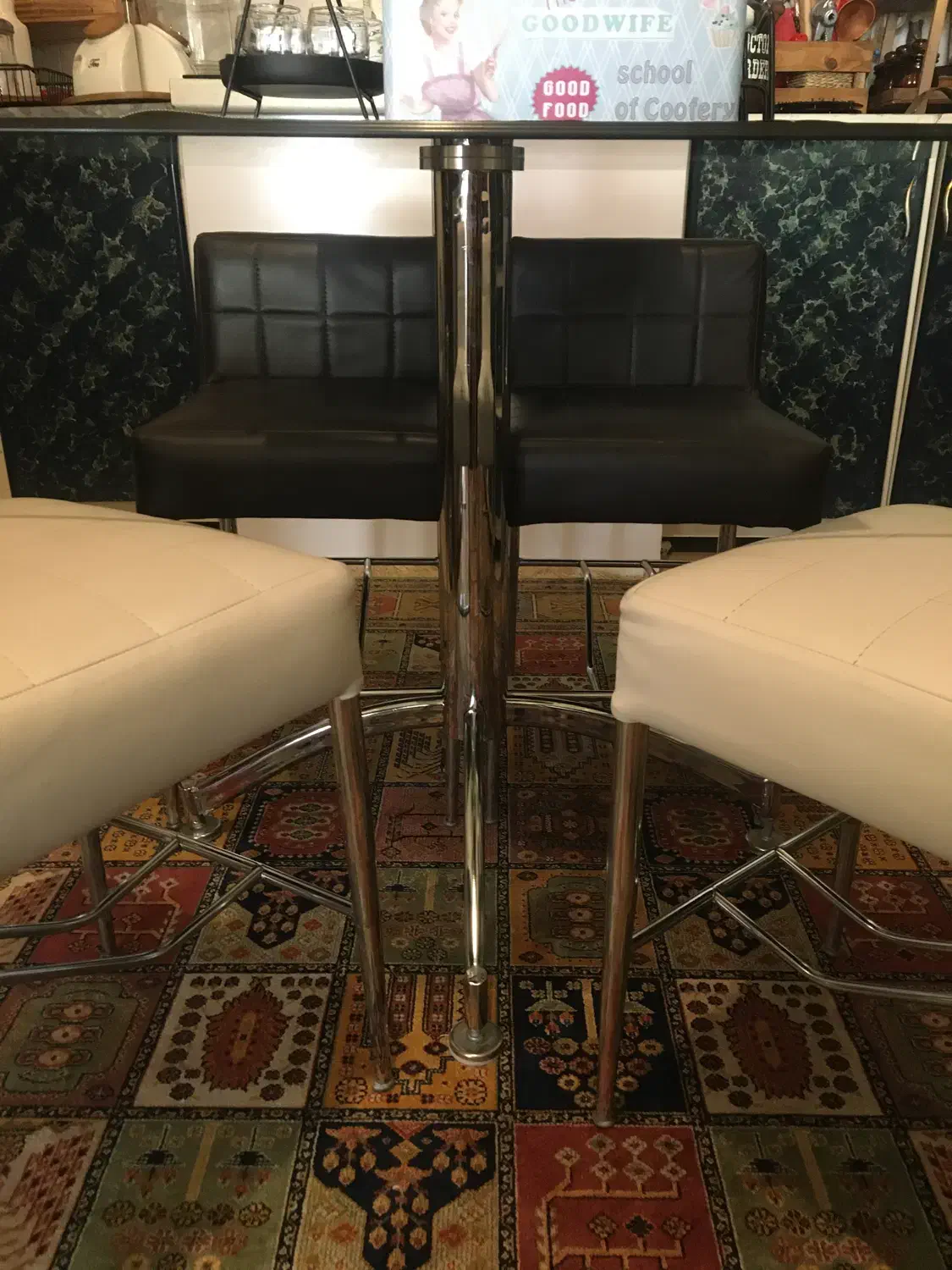 میز ناهار خوری استیل چرم|میز و صندلی غذاخوری|شهرکرد, |دیوار