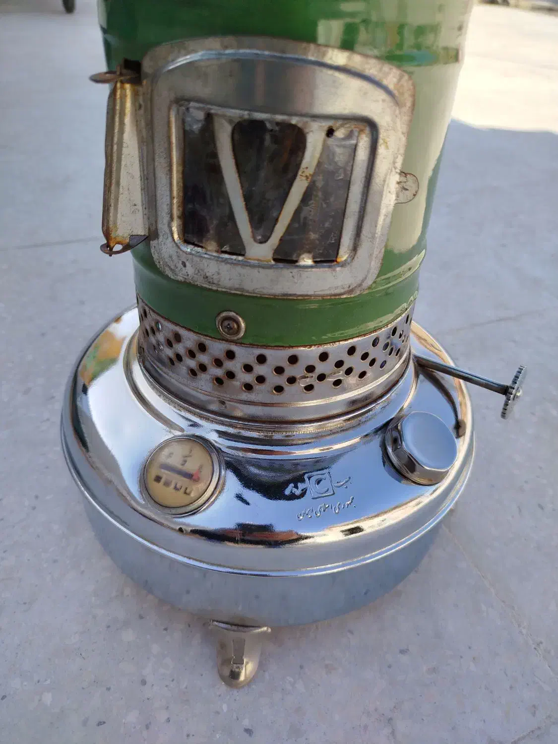 چراغ نفتی پایه استیل|بخاری، هیتر، شومینه|کرمانشاه, |دیوار