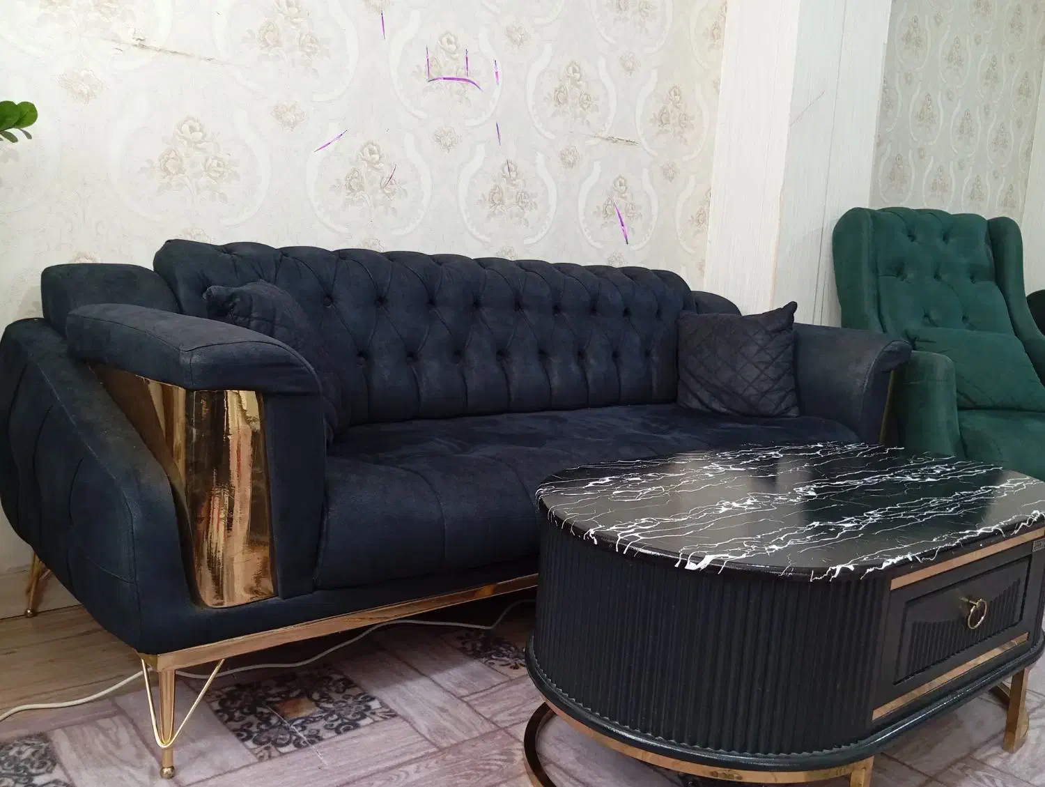 سرویس مبل ۵ نفره|مبلمان خانگی و میز عسلی|ماکو, |دیوار