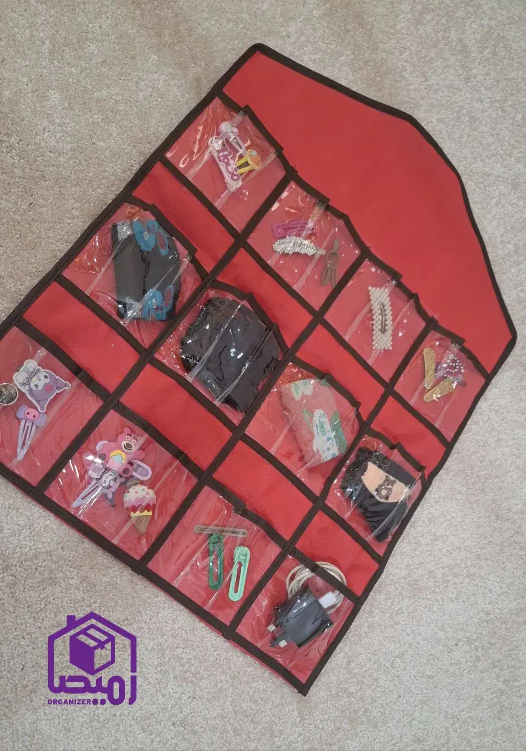 آویز جاجورابی 12 خانه ای|لوازم التحریر|بندر کنگان, |دیوار