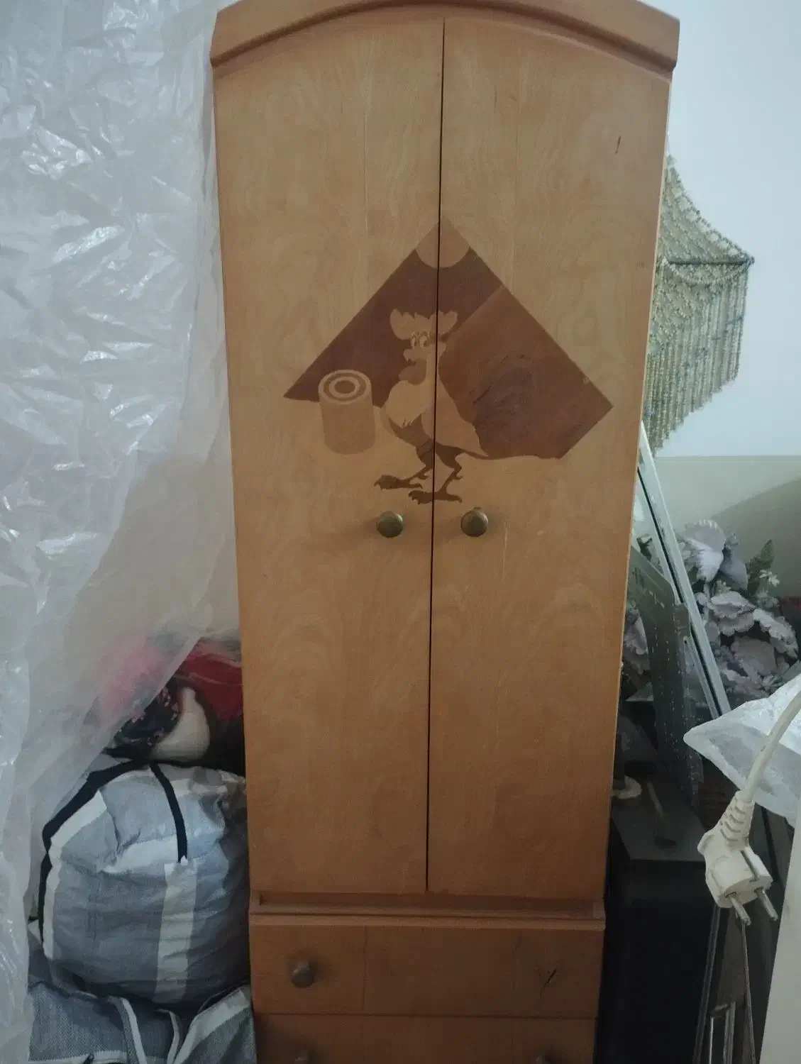 کمد دو تکه مخصوص کتاب و لباس برای کودک یا نوجوان|جاکفشی، کمد، دراور|زابل, |دیوار