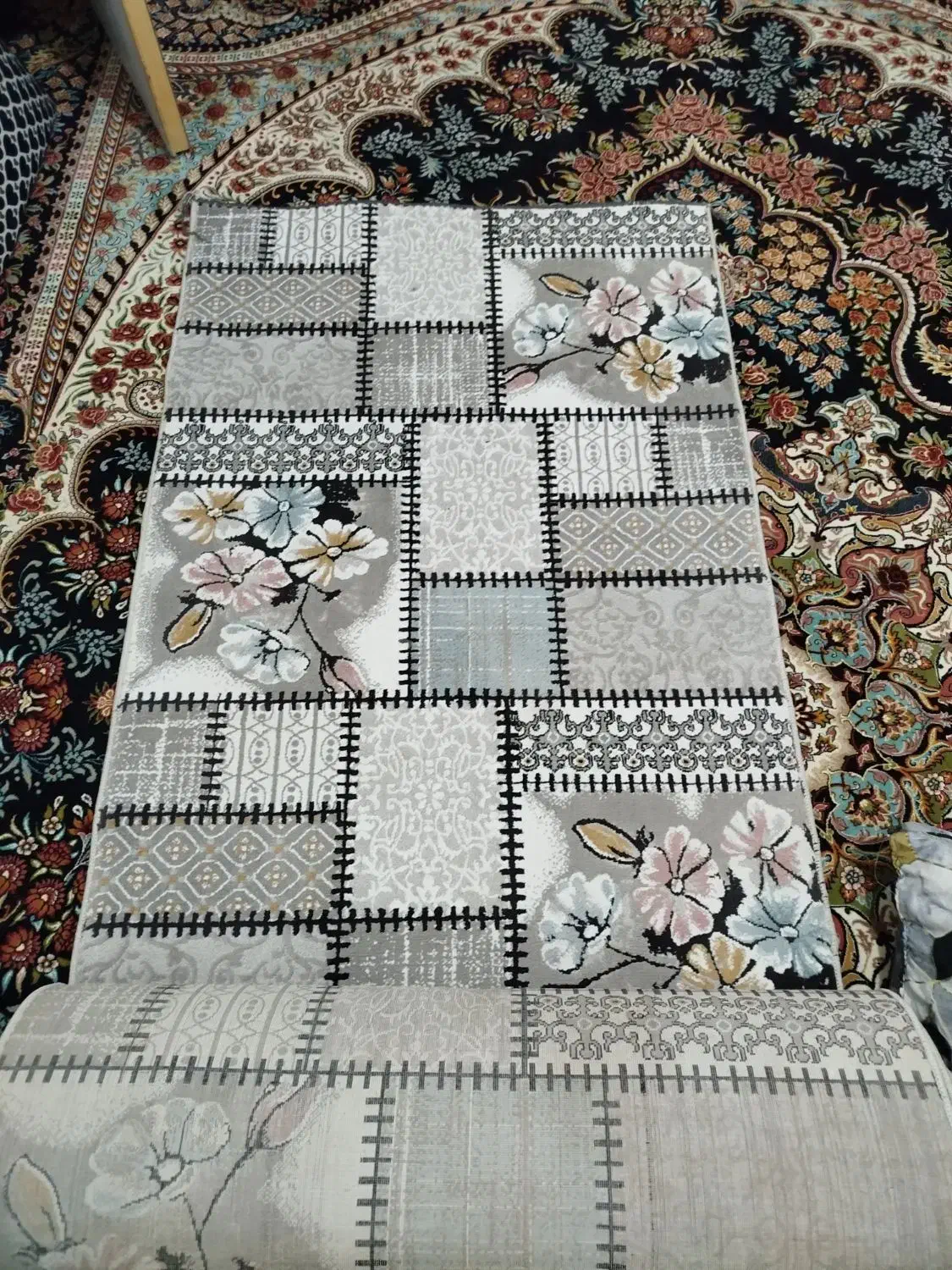 کناره ۱/۵ ×۶|گلیم، جاجیم، گبه|زاهدان, |دیوار